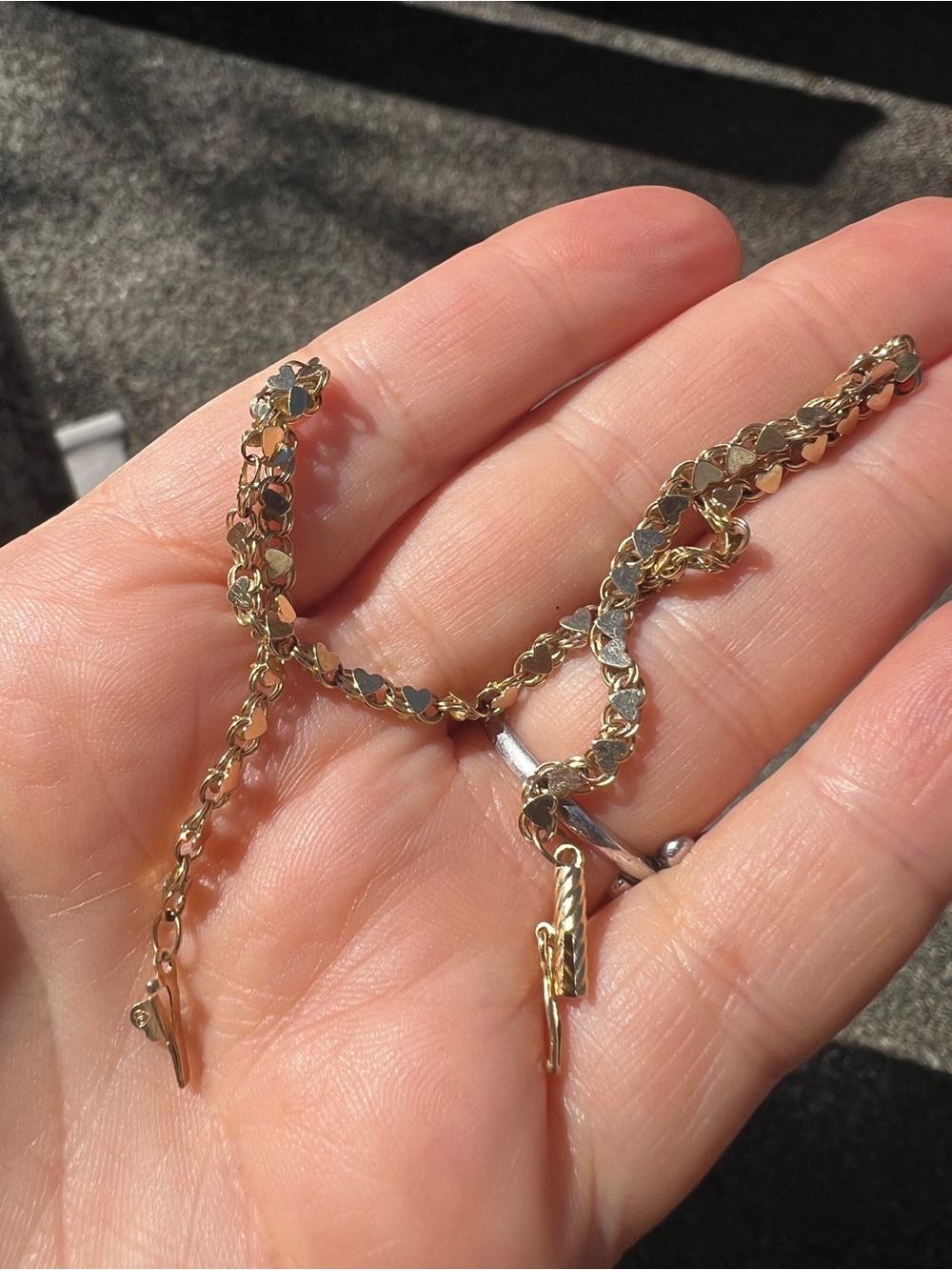 Vintage Solid 14k gold Anklet 3 grams! - Picture 4 of 6